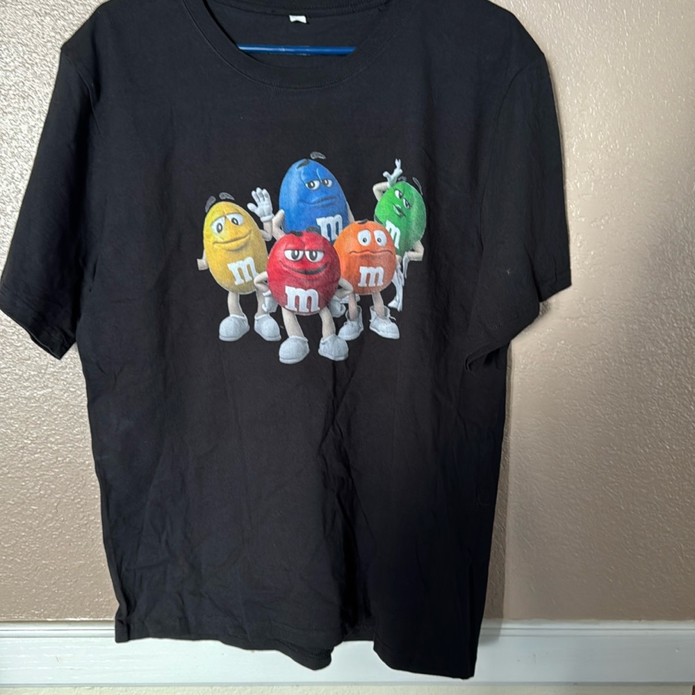 Brand new 100% cotton XL t shirt M&M gang black
